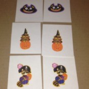 Halloween Memory and Number Matching Cards - cards for memory game