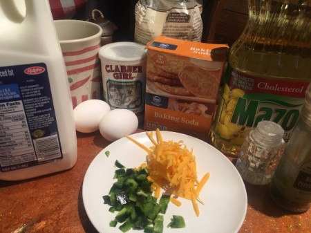Egg and Cheese Muffin in a Mug ingredients