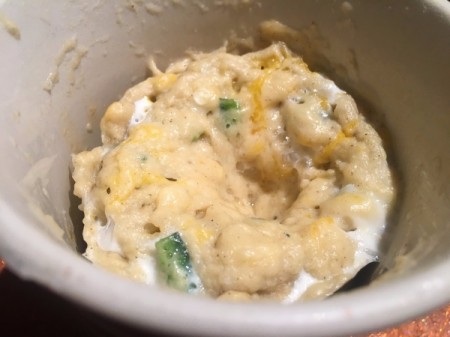 Egg and Cheese Muffin in a Mug baked