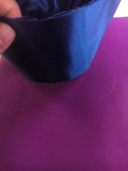 DIY Turkish Fez - trace fez top