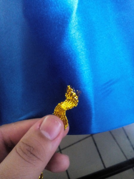 DIY Turkish Fez - adding gold rick rack or other decorations to fez