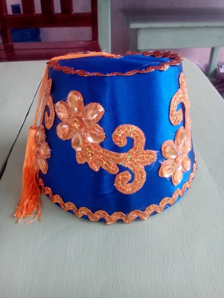 DIY Turkish Fez - fully decorated fez