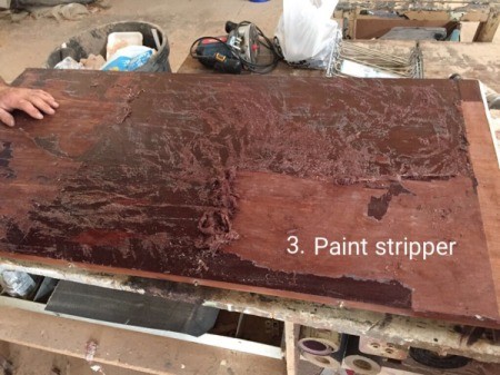Varnishing a Table Top