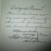 Value of 1912 Chamber's -
Encyclopedias - signatures
