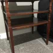 Value of a Mersman End Table #7291 - view from side