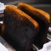Toaster With Burnt Toast