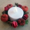 Autumn Tea Light Candle Wreath