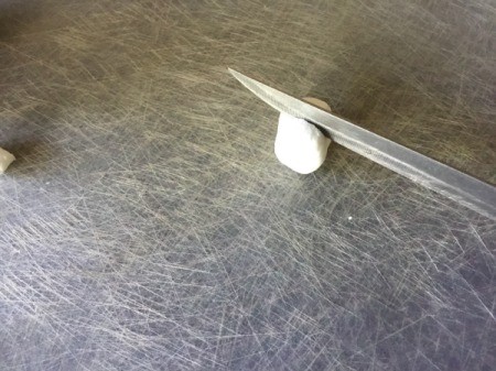 Fruit Monsters - cut mini marshmallows in half