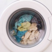 Washing Machine Full of Clothes