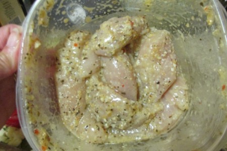 marinating Chicken