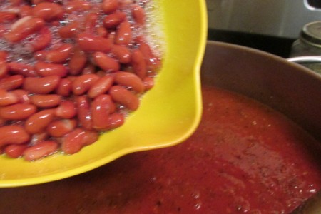 drained kidney beans