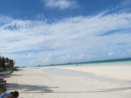 A beautiful beach at Varedero, Cuba