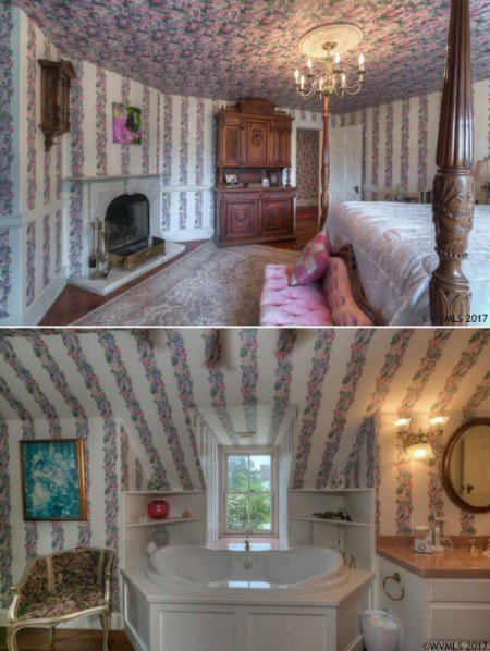 Discontinued Eisenhart-Wallcoverings TC2373 - floral stripes