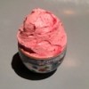 Luscious Raspberry Whipped Cream in cup