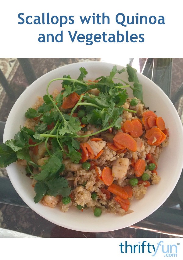 Scallops with Quinoa and Vegetables ThriftyFun