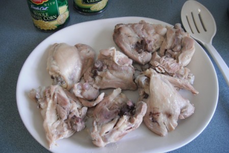 cooked chicken on plate