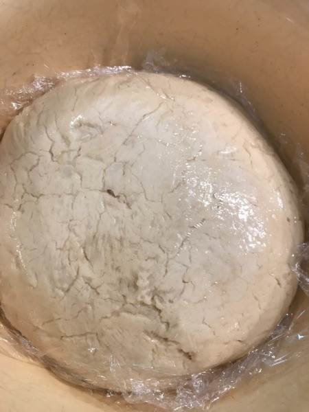 rising bread dough