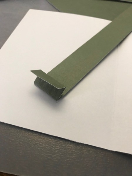 Christmas Tree Holiday Card - fold paper accordion style