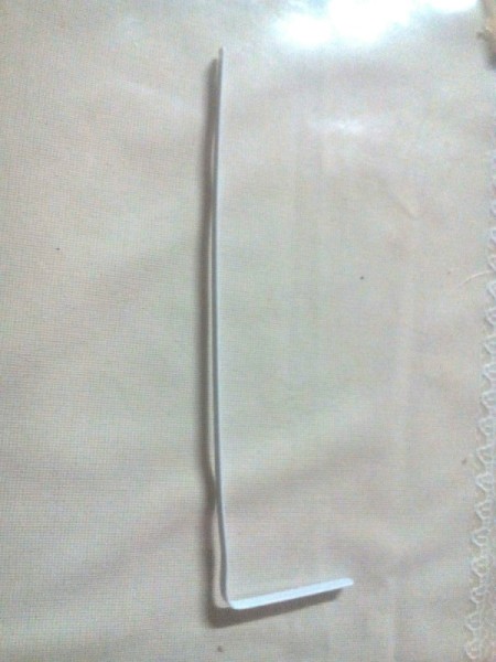 Decorative Recycled Drinking Glass Stand - bend up an inch on a third fastener