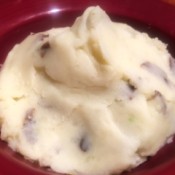 Creamy Garlic Mashed Potatoes in bowl