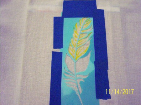 Stenciled Tea Towels or Bags - use fabric pens to fill in template design