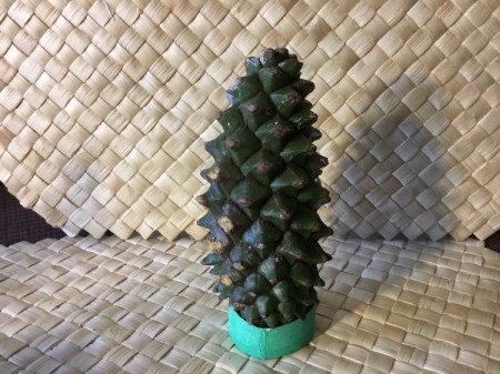 Christmas Pinecones - glue base to green pinecone