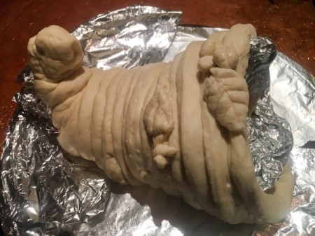 Beautiful Cornucopia Bread ready to bake