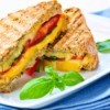 Grilled Tomato Basil Cheese Sandwich