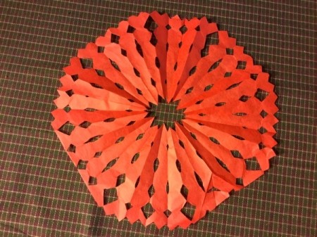 Thrifty Holiday Gift Wrapping - unfold and flaten