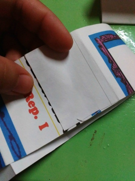 Cute Mini Notebooks - stick the sections together to form one long accordian