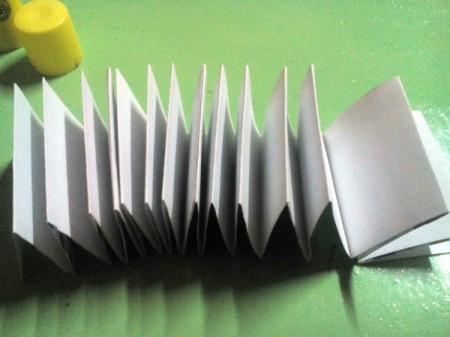 Cute Mini Notebooks - long folded paper