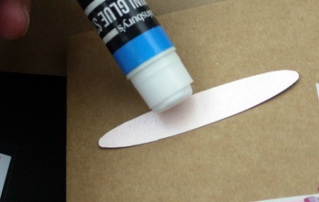 Handcrafted Greeting Card with Stickers and Tape - glue embellishments as needed