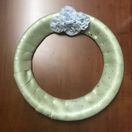 Inexpensive Ribbon Wreath