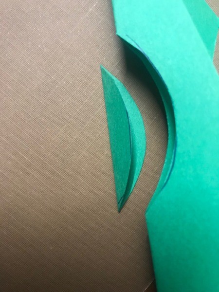 Thankful Tree - cut folded leaf