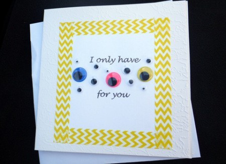 Eyes for You Greetings Card - done