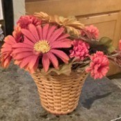 Making a Wicker Lampshade into a Vase