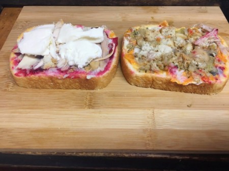 leftovers on bread