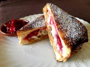 Thanksgiving Leftovers Monte Cristo Sandwich