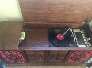 Value of Vintage Symphonic Record Player  - cabinet floor model turn table and tape deck