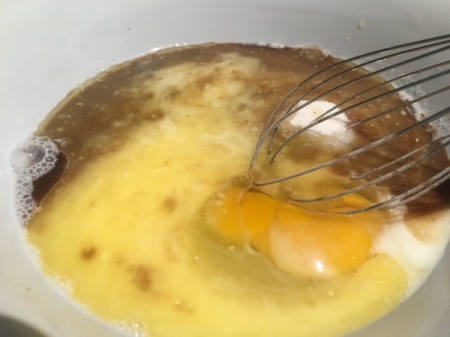 mixing wet ingredients