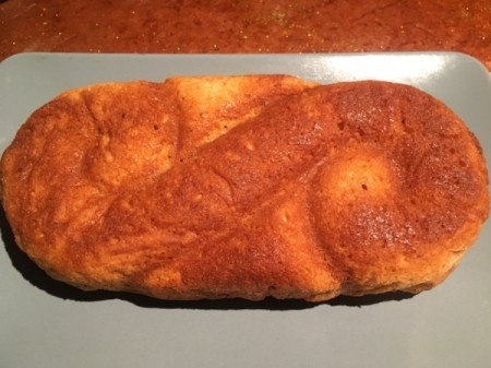 cooked loaf of bread