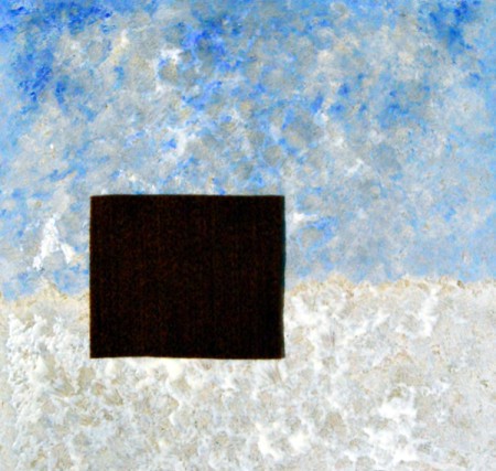 Gingerbread House Christmas Collage - trace parts of the house onto felt and glitter foam, main house block