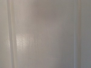 New Paint Not Sticking to Old Paint - white painted door