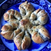 Garlic and Herb Snowflake Bread