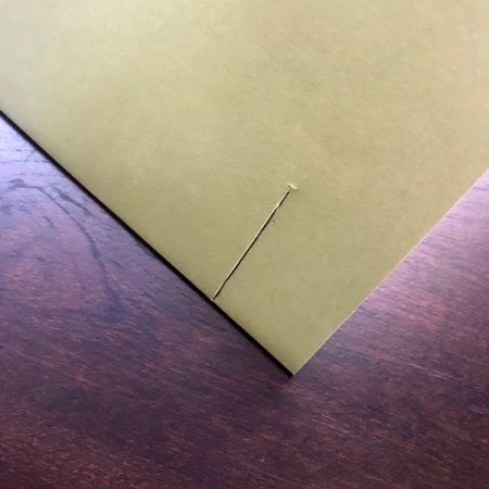 Christmas Wreath and Tree Holiday Card - slit