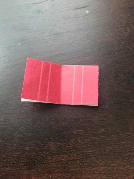 Christmas Wreath and Tree Holiday Card - fold in half and then in half again