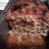 meatloaf cooked in pan