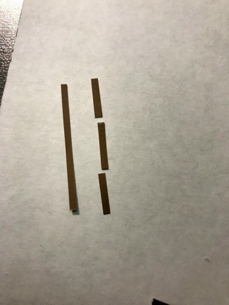 Bottle Cap Ornaments - cut one strip into 3 pieces