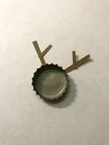 Bottle Cap Ornaments  - add side pieces