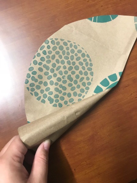 Christmas Tea Tree - roll a tightly as you like to make the tree